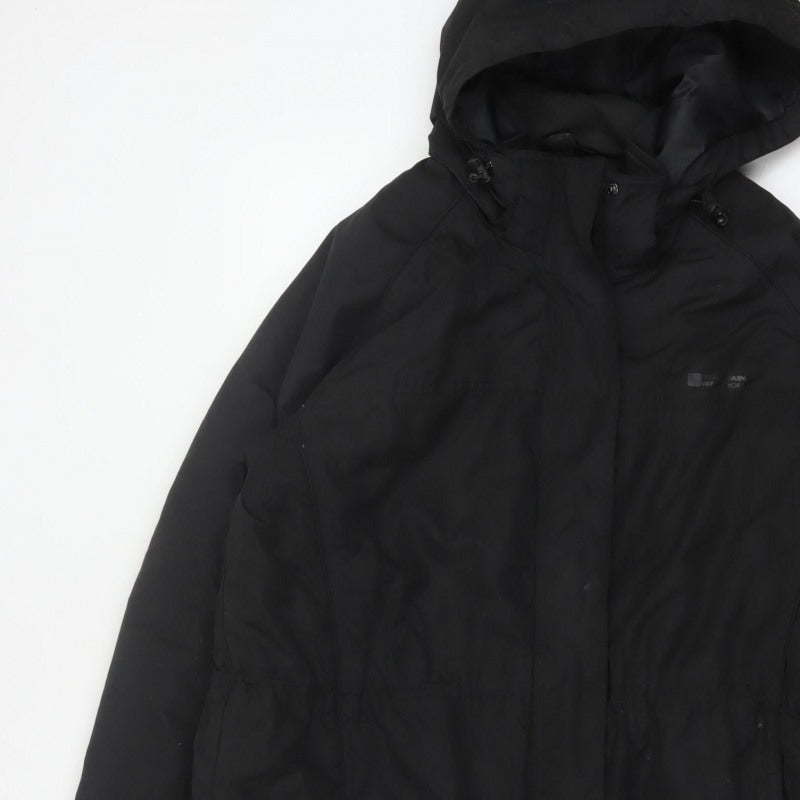 Mountain Warehouse Women’s Black UK 20 Hooded Padded Parka Jacket