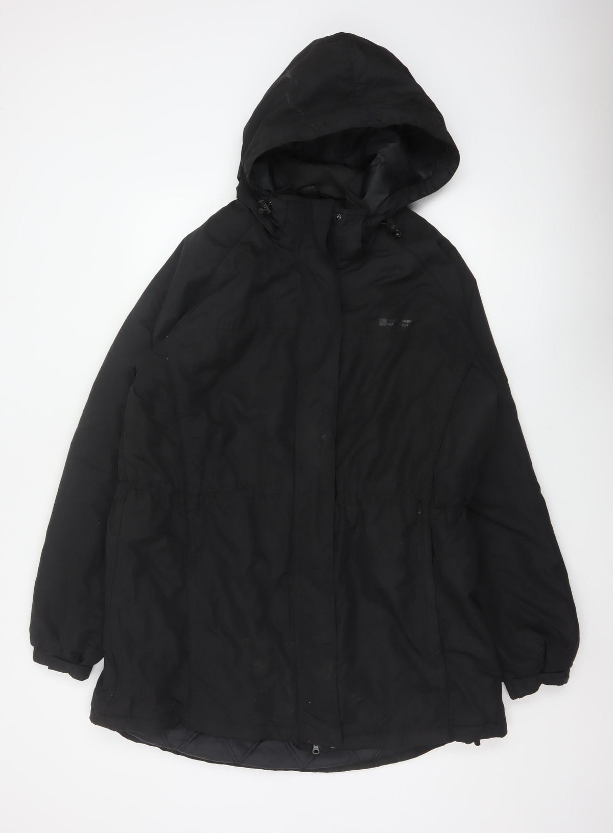 Mountain Warehouse Women’s Black UK 20 Hooded Padded Parka Jacket