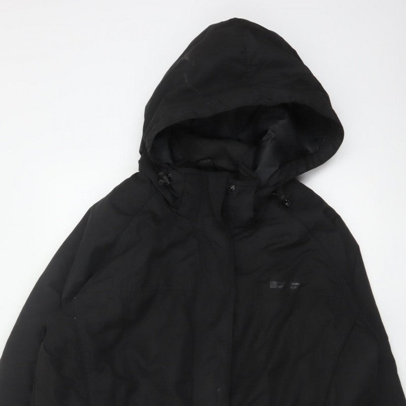 Mountain Warehouse Women’s Black UK 20 Hooded Padded Parka Jacket