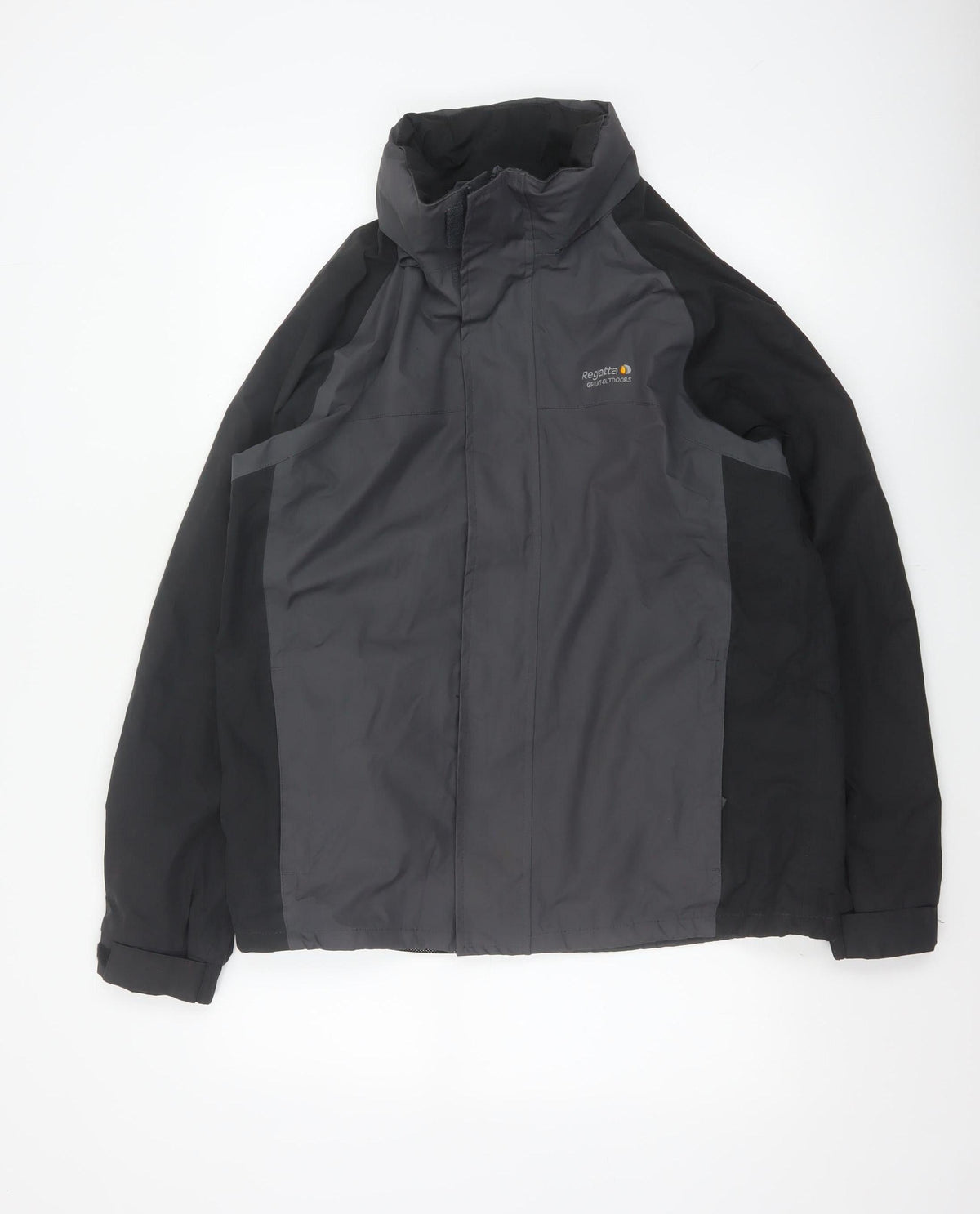 Regatta Men’s Black Grey M 40in Hydrafort Waterproof Rain Jacket