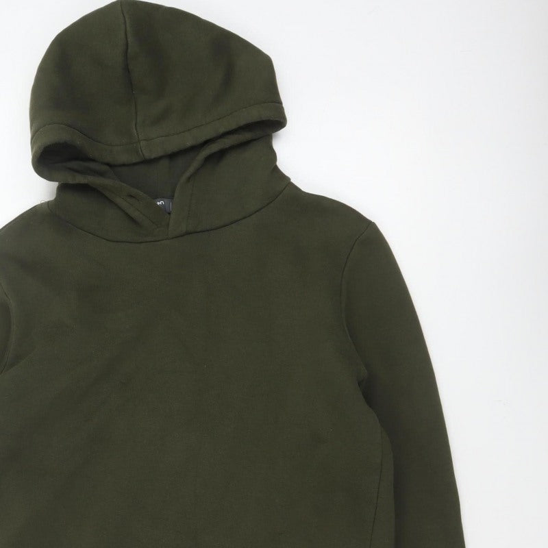 Koton Casual Men’s Green M Pullover Hooded Fleece Hoodie