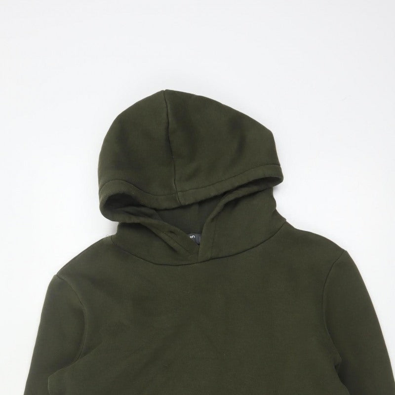 Koton Casual Men’s Green M Pullover Hooded Fleece Hoodie