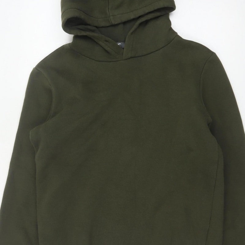 Koton Casual Men’s Green M Pullover Hooded Fleece Hoodie