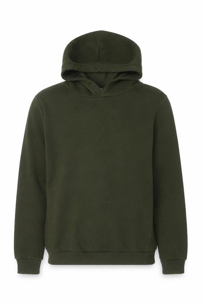 Koton Casual Men’s Green M Pullover Hooded Fleece Hoodie