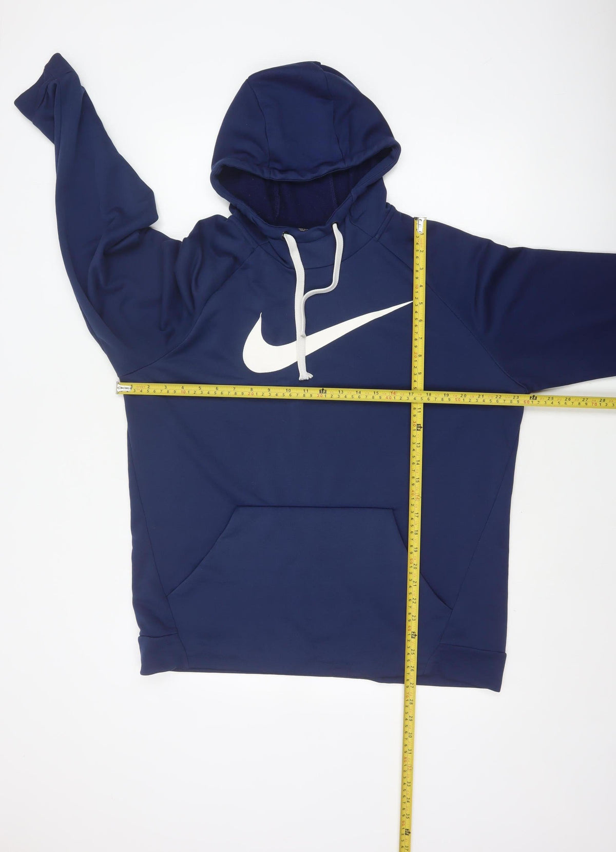 Nike Men’s Blue L Dri-FIT Pullover Logo Hoodie Sports