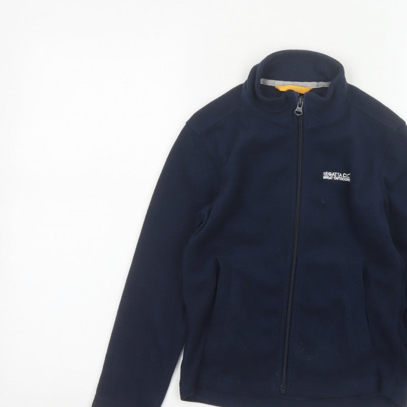 Regatta Boys Blue 7-8 Years Fleece Full Zip Jacket Outdoor