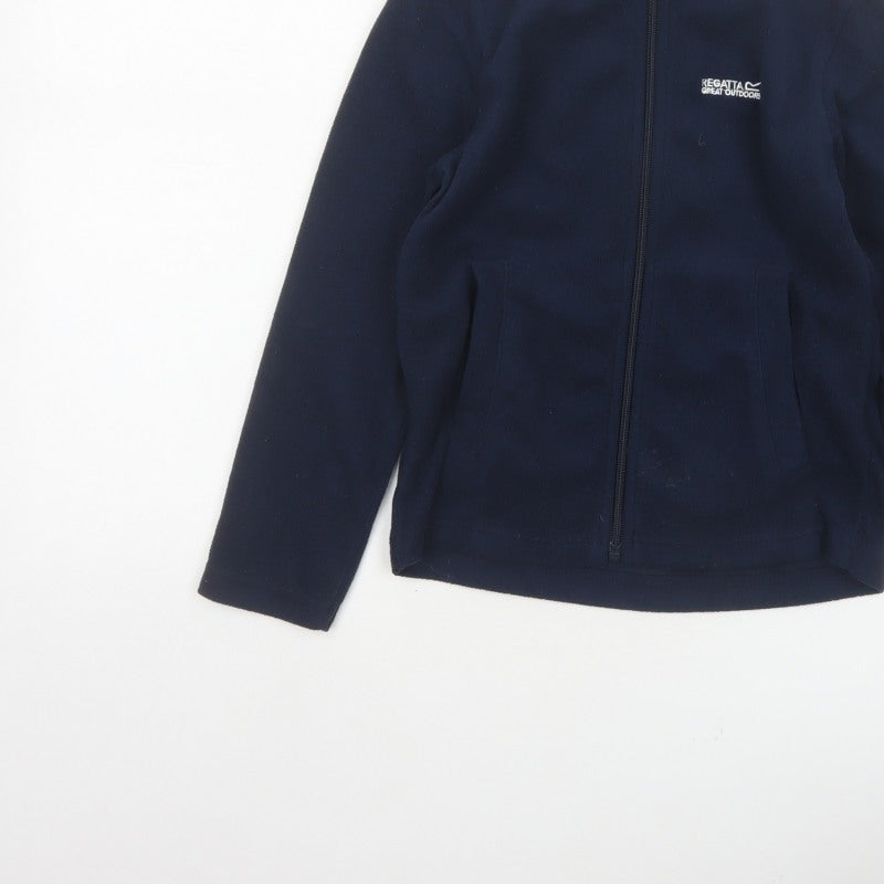 Regatta Boys Blue 7-8 Years Fleece Full Zip Jacket Outdoor