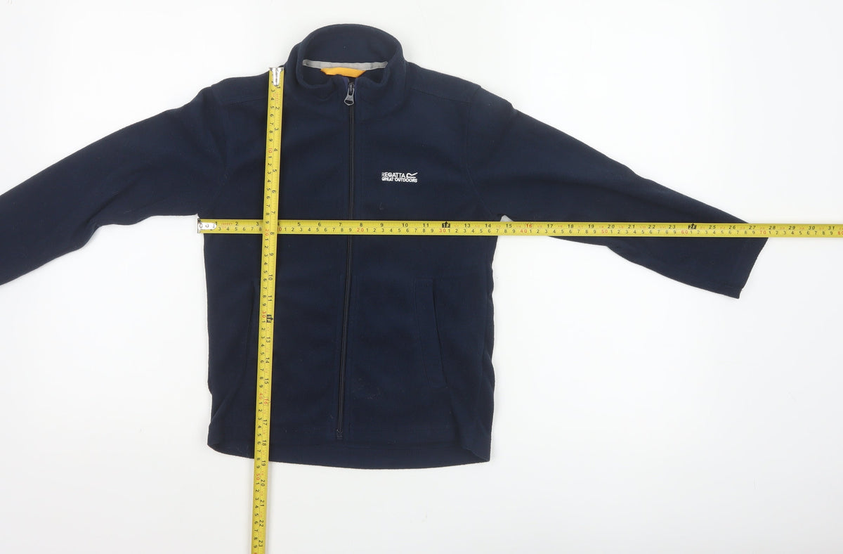Regatta Boys Blue 7-8 Years Fleece Full Zip Jacket Outdoor