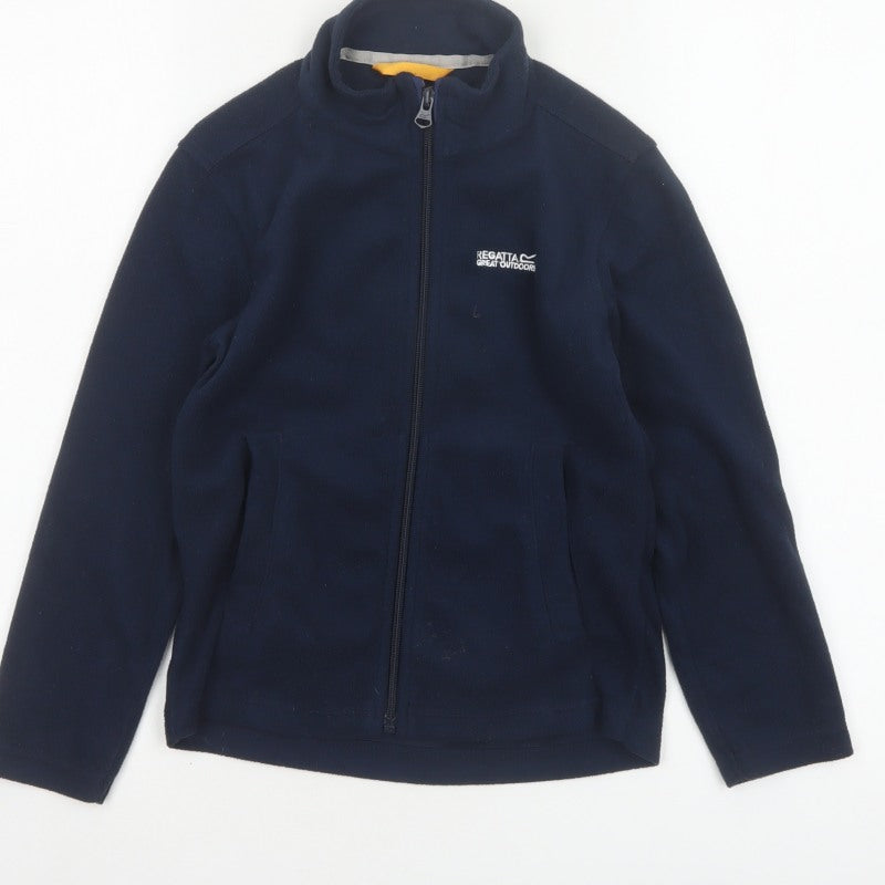 Regatta Boys Blue 7-8 Years Fleece Full Zip Jacket Outdoor