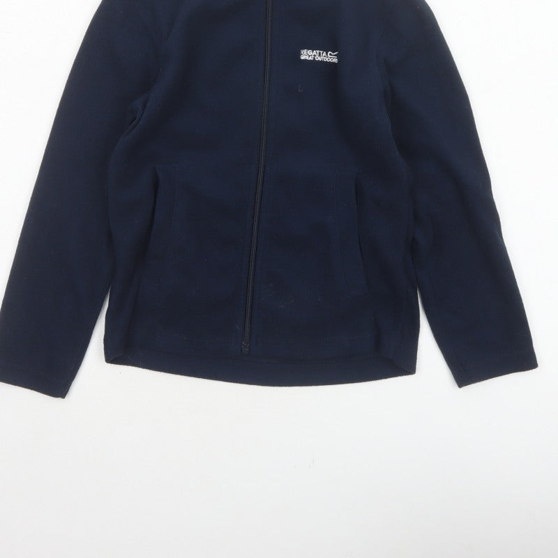 Regatta Boys Blue 7-8 Years Fleece Full Zip Jacket Outdoor