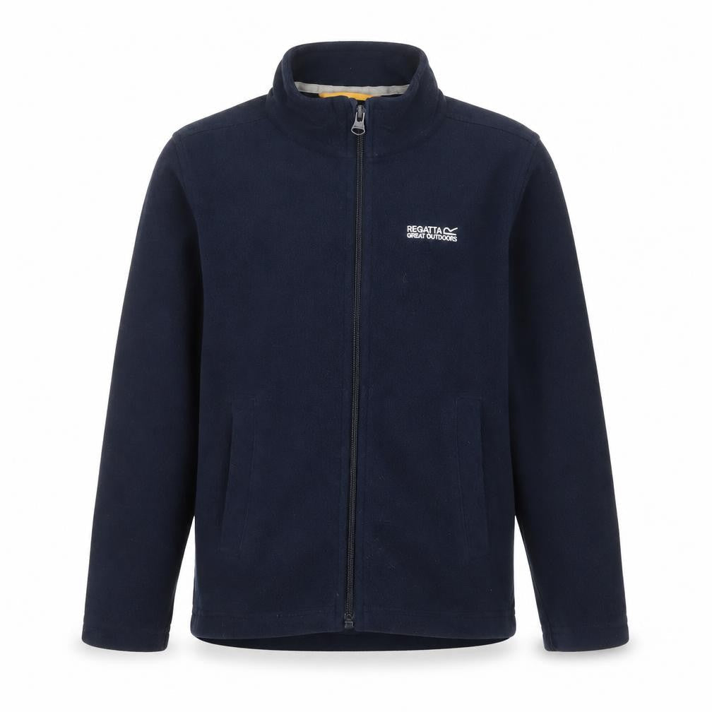 Regatta Boys Blue 7-8 Years Fleece Full Zip Jacket Outdoor