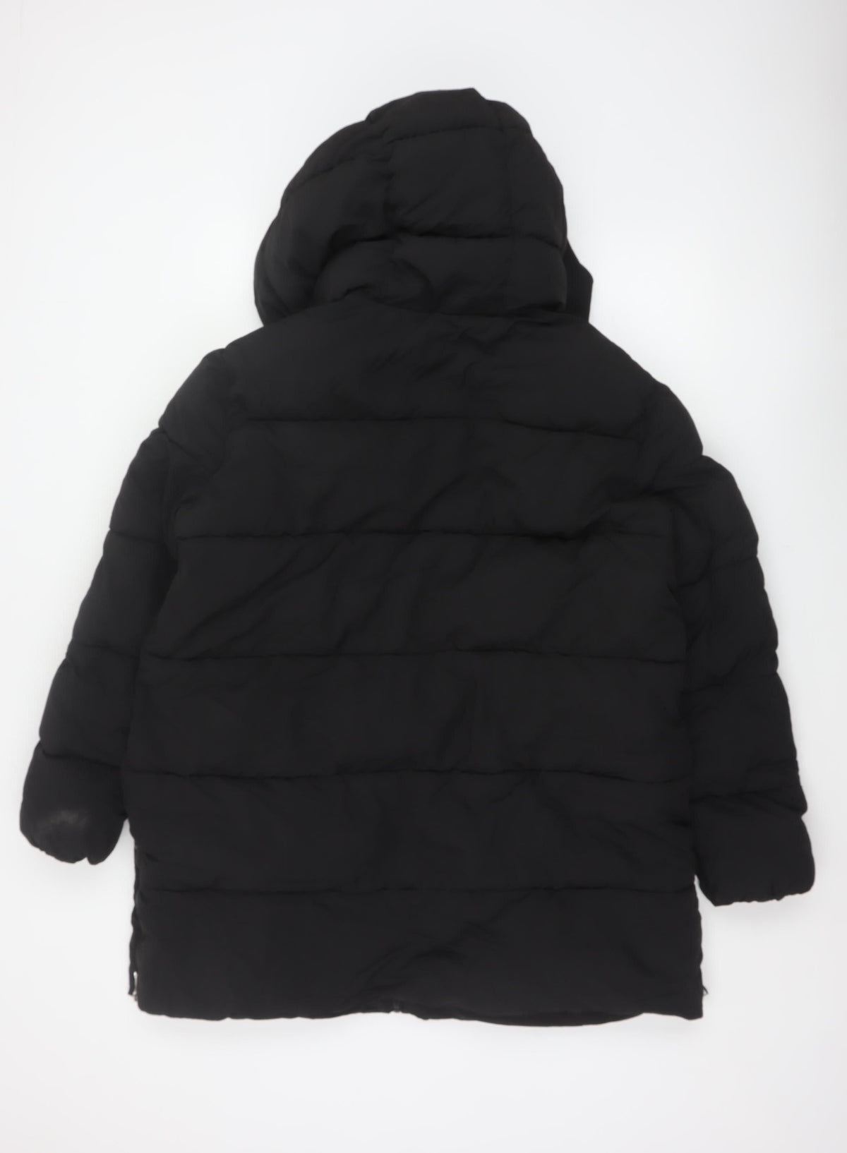 Papaya Women’s Black Size 16 Hooded Quilted Puffer Jacket