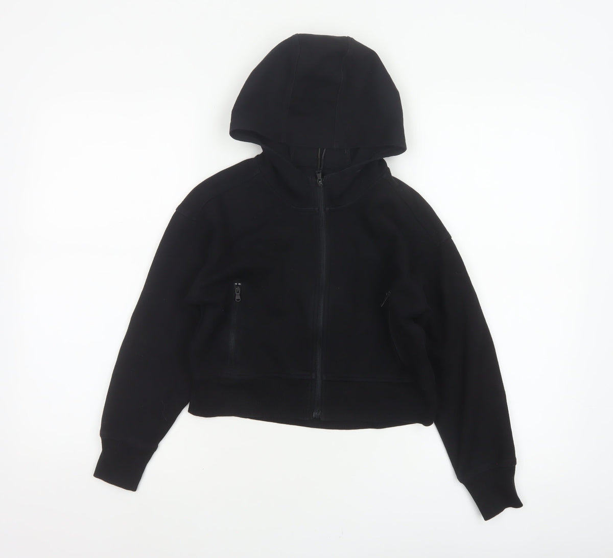 Old Navy Active Women Black M (8) Full Zip Dynamic Fleece Hoodie
