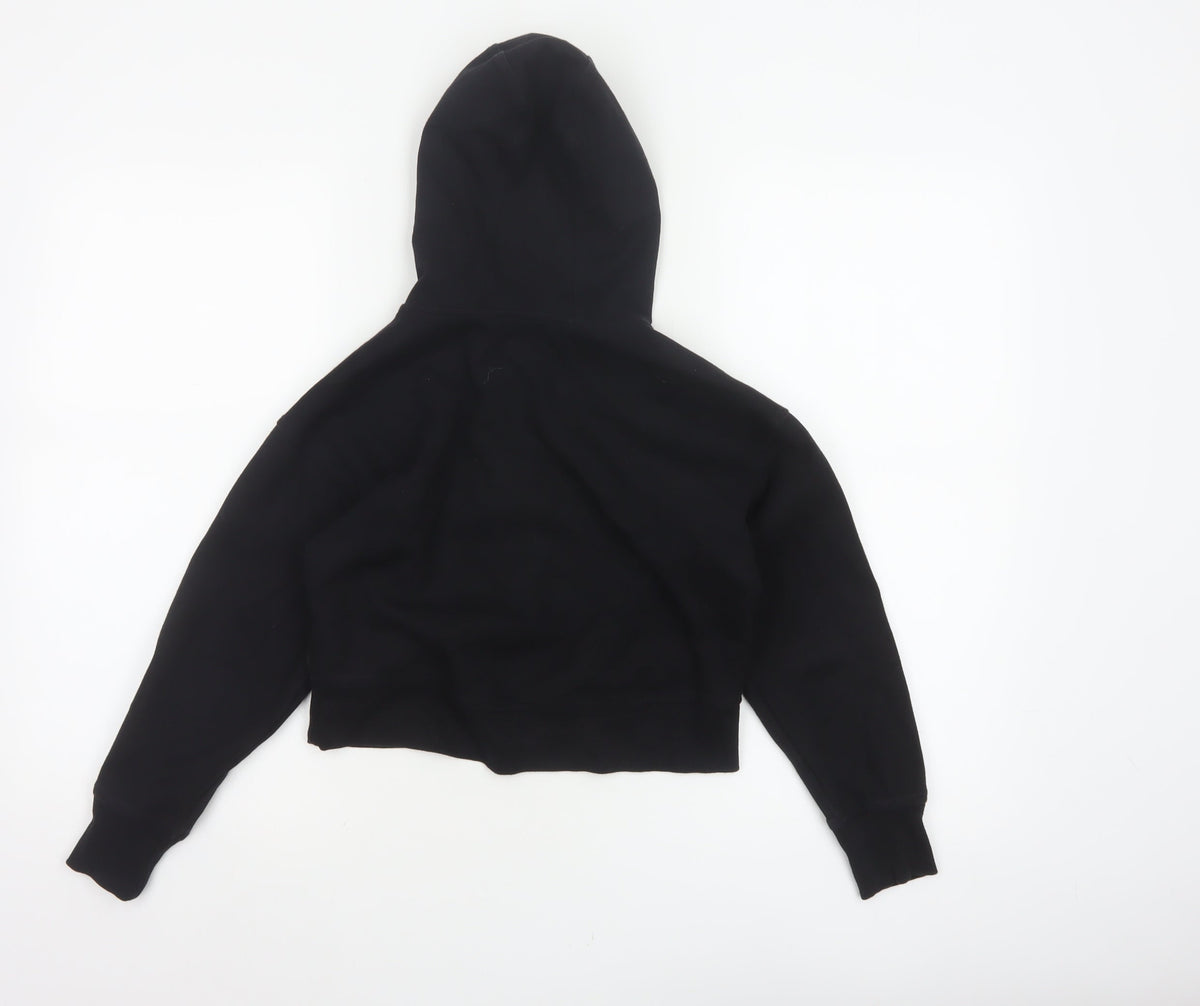 Old Navy Active Women Black M (8) Full Zip Dynamic Fleece Hoodie