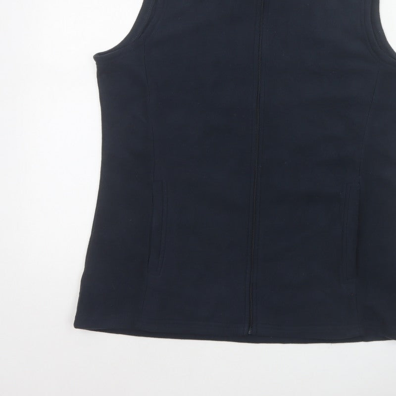 Mountain Warehouse Women Black UK 14 Softshell Zip Bodywarmer Waistcoat