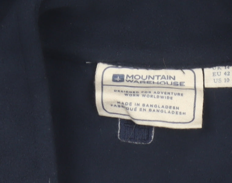 Mountain Warehouse Women Black UK 14 Softshell Zip Bodywarmer Waistcoat