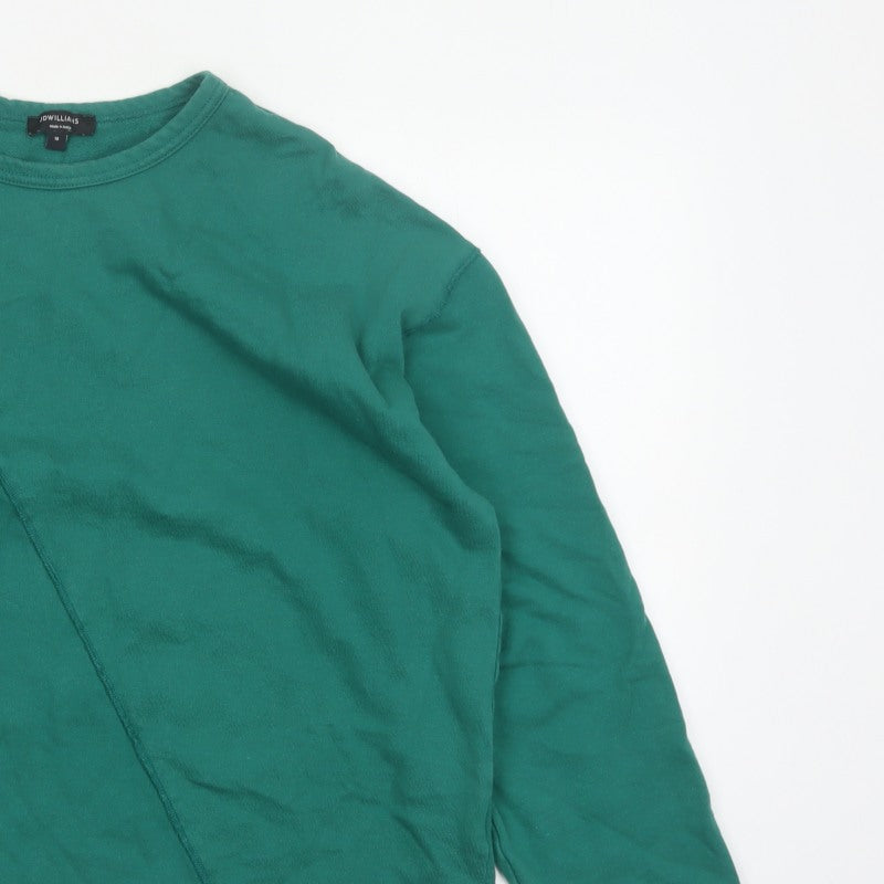 JD Williams Women Green UK 18 Relaxed Pullover Sweatshirt Crew Neck