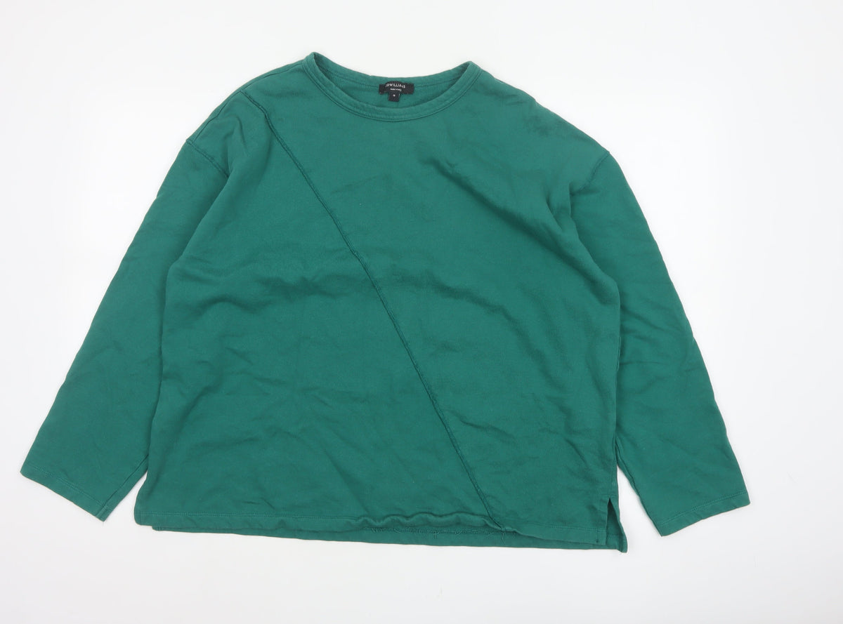 JD Williams Women Green UK 18 Relaxed Pullover Sweatshirt Crew Neck