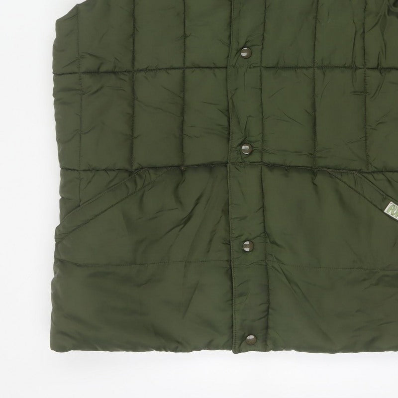 Puffa Women’s Green L Quilted Puffer Gilet Bodywarmer Outdoor