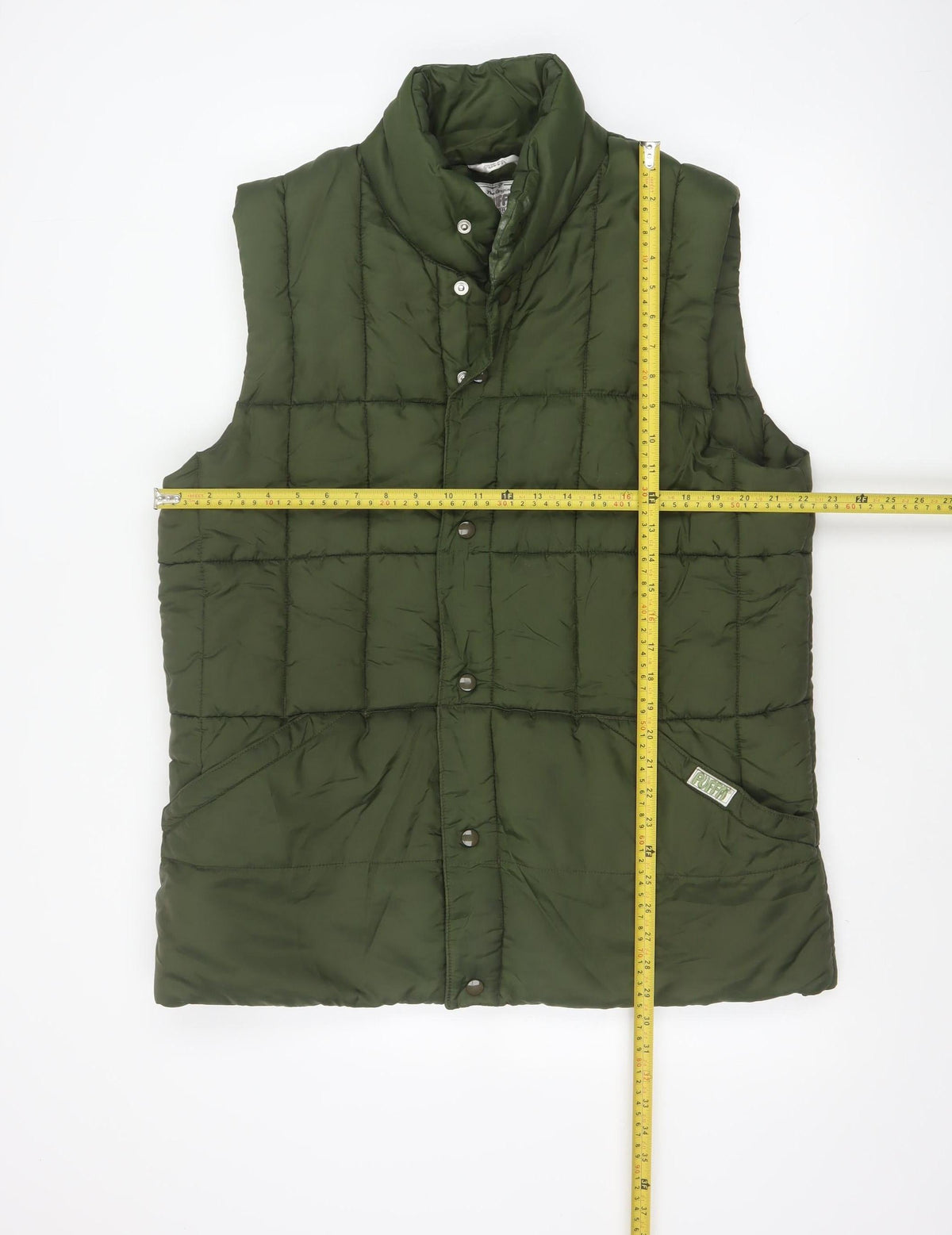 Puffa Women’s Green L Quilted Puffer Gilet Bodywarmer Outdoor