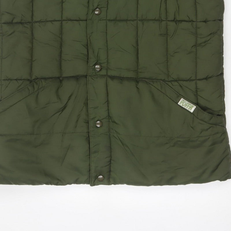 Puffa Women’s Green L Quilted Puffer Gilet Bodywarmer Outdoor