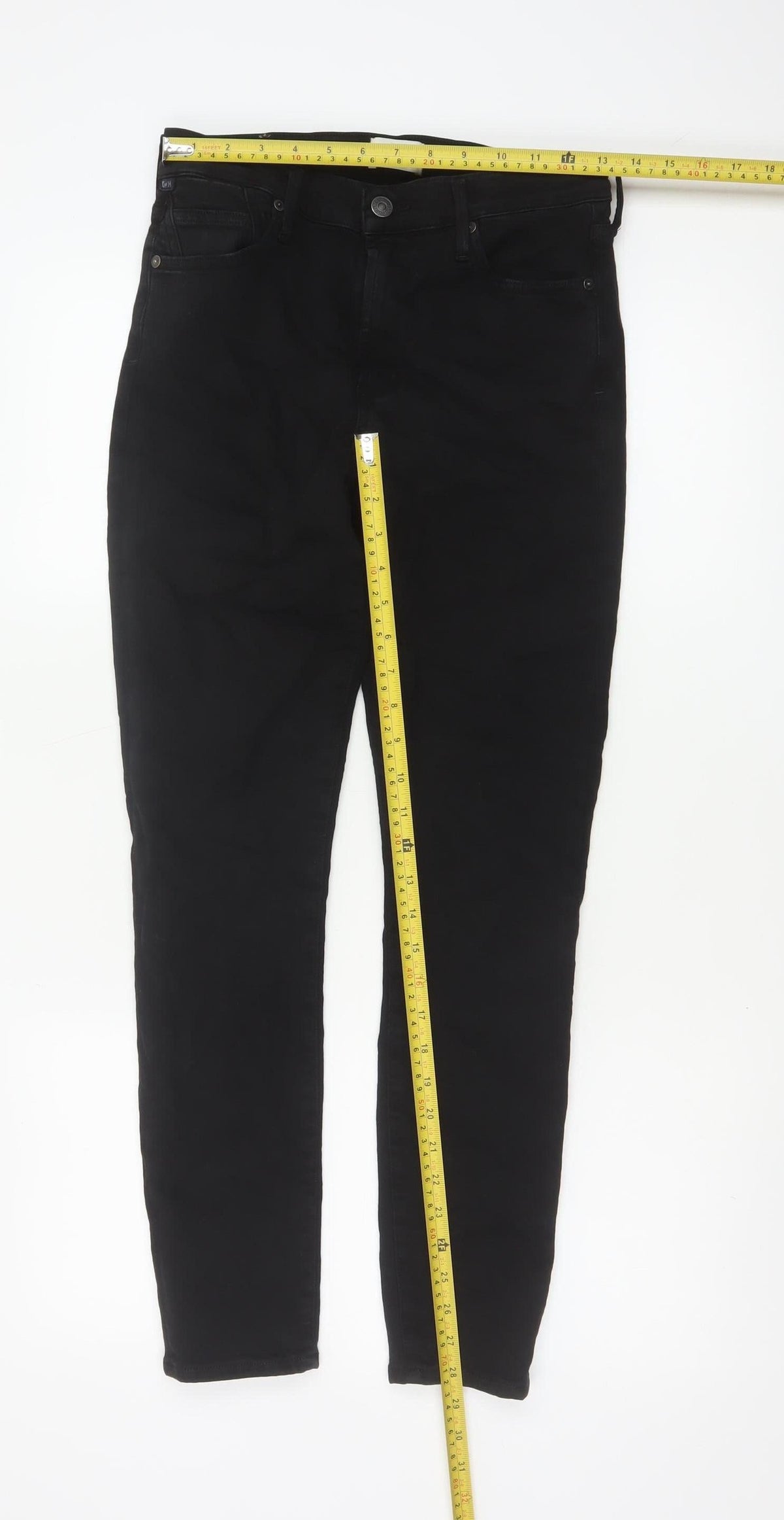 Citizens of Humanity Women’s Black Skinny Jeans Size 27 Stretch Denim