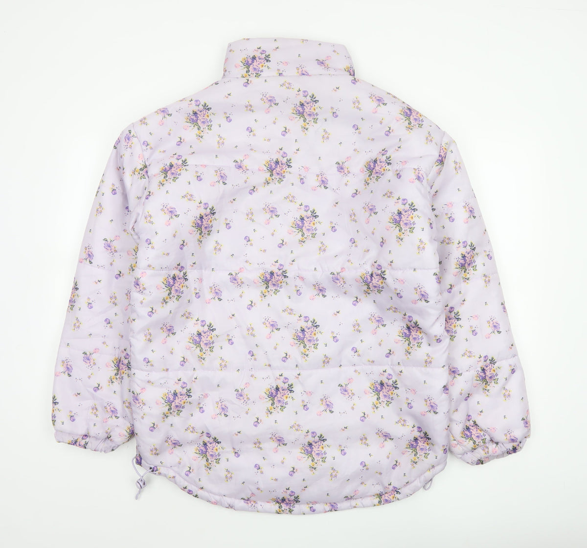 SIR Women’s Purple Floral Puffer Jacket Size S Quilted