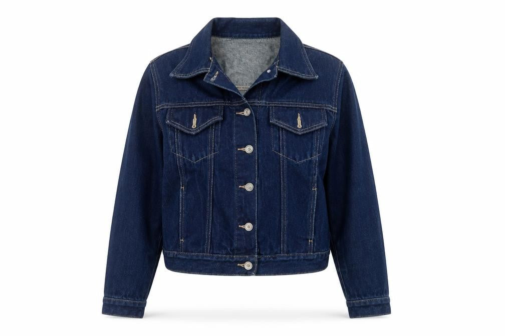 Joie de Vivre Women’s Blue Denim Jacket Size 16 Button Front