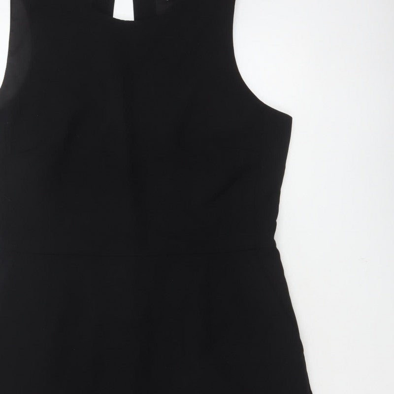 Next Women Black UK 16 Sleeveless Pencil Sheath Work Dress