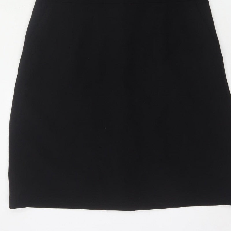 Next Women Black UK 16 Sleeveless Pencil Sheath Work Dress