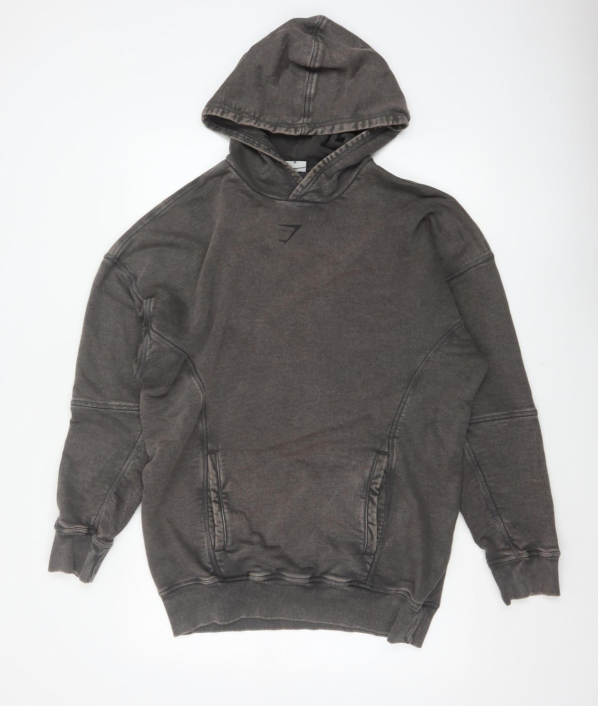 Gymshark Men’s Grey M Lifting Club Graphic Oversized Pullover Hoodie