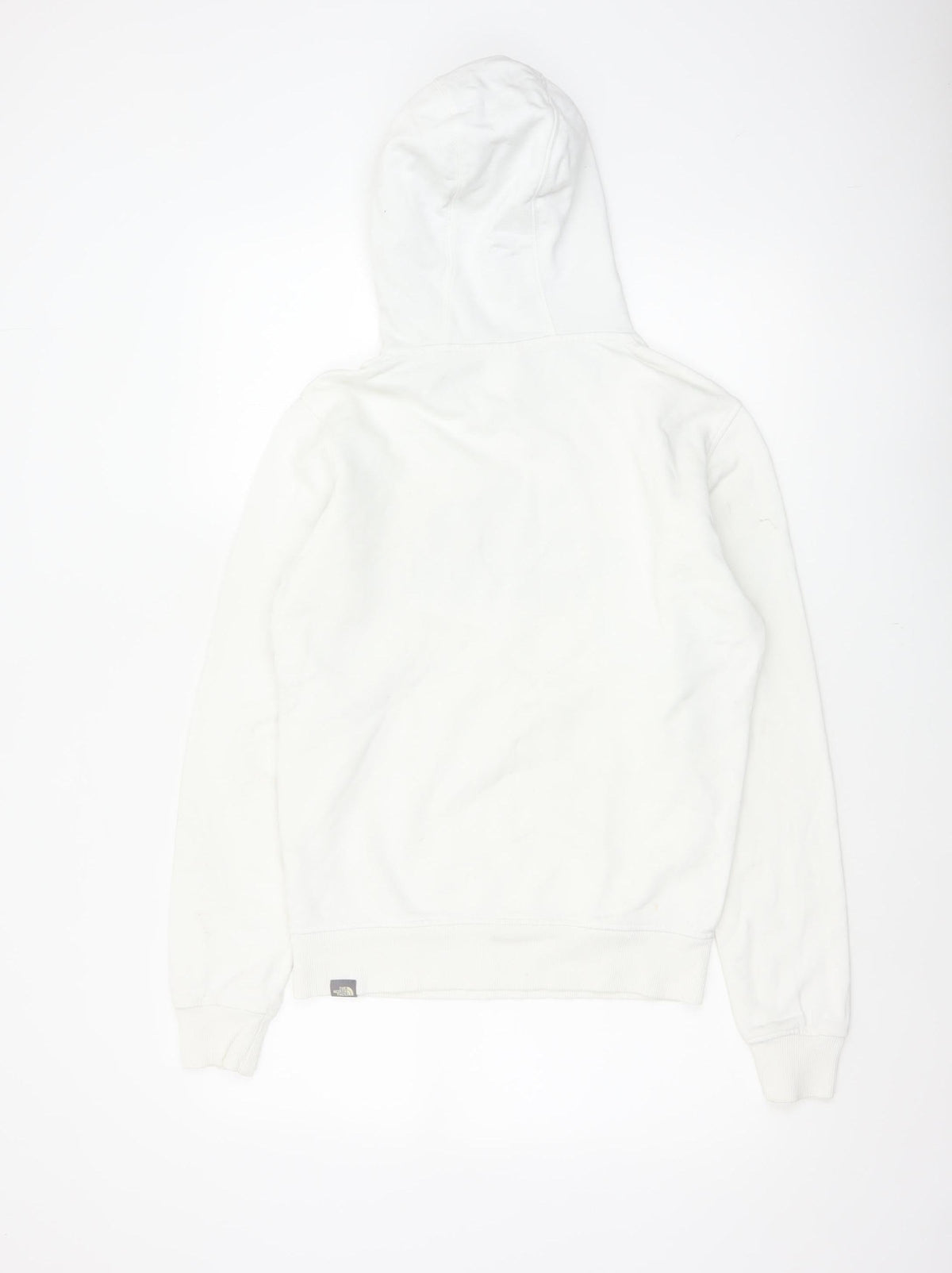 The North Face Men's White XS Pullover Logo Cotton Hoodie
