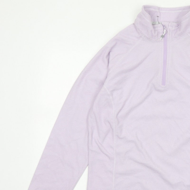 Regatta Women’s Pink UK 14 1/4 Zip High Neck Pullover Sweatshirt