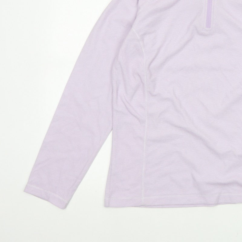 Regatta Women’s Pink UK 14 1/4 Zip High Neck Pullover Sweatshirt