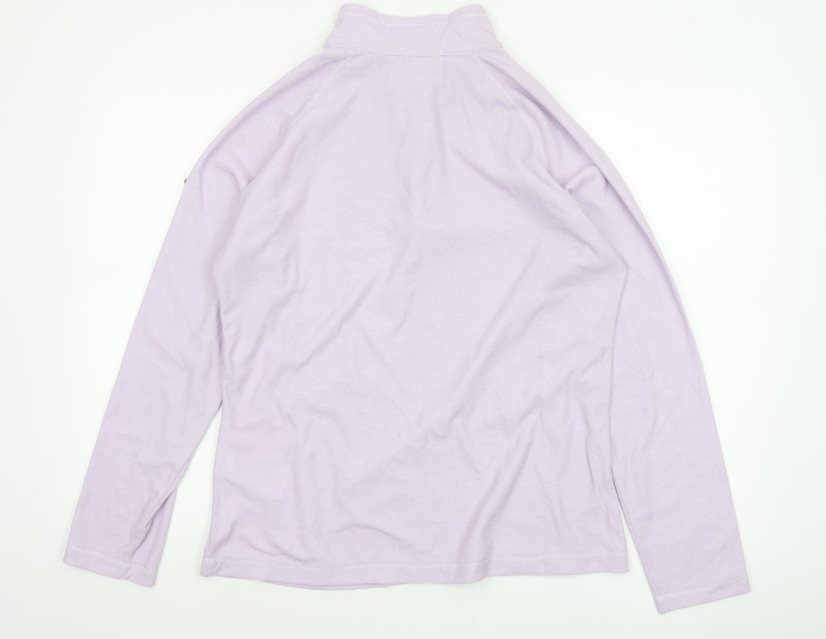 Regatta Women’s Pink UK 14 1/4 Zip High Neck Pullover Sweatshirt