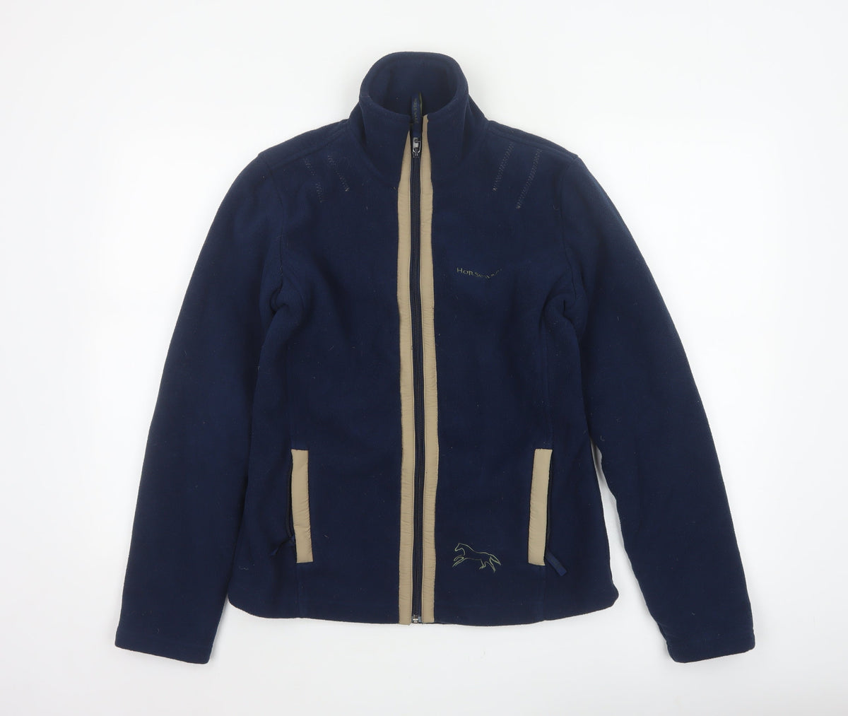 Horseware Women’s Blue Fleece Jacket Size S UK 10/12 Full Zip