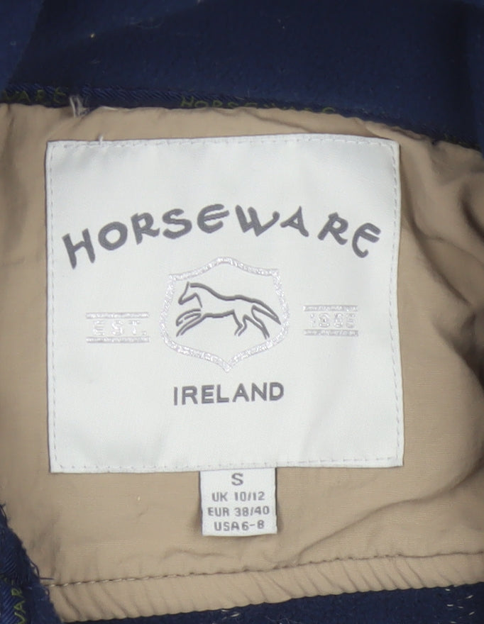Horseware Women’s Blue Fleece Jacket Size S UK 10/12 Full Zip
