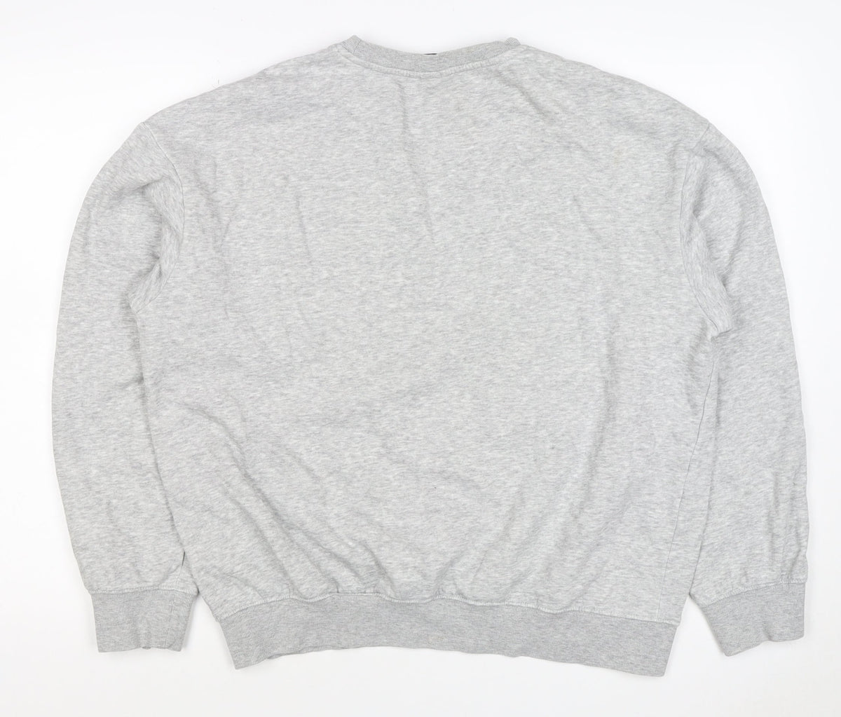H&M Men Grey Size M Pullover Crew Neck Fleece Sweatshirt