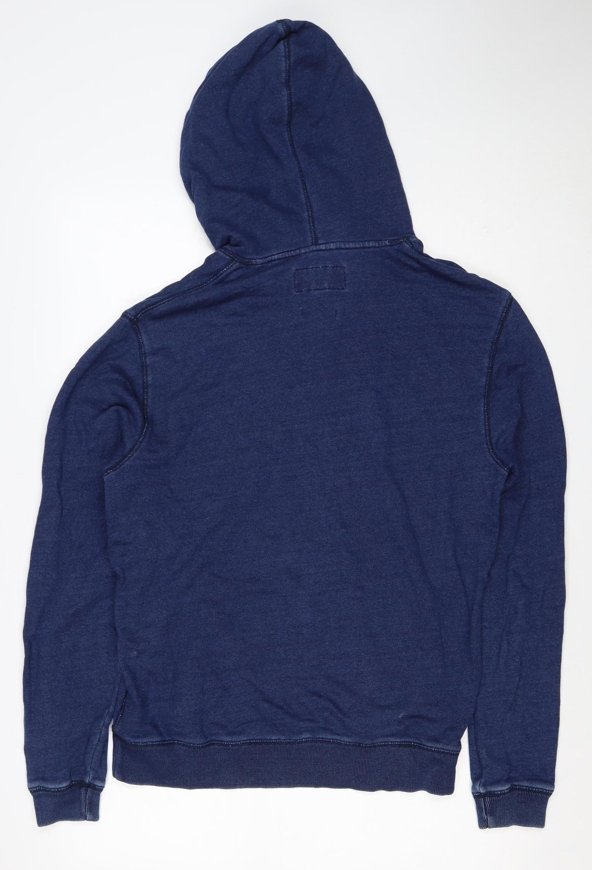 Jack Wills Men's Blue Small Classic Fit Pullover Hoodie Logo