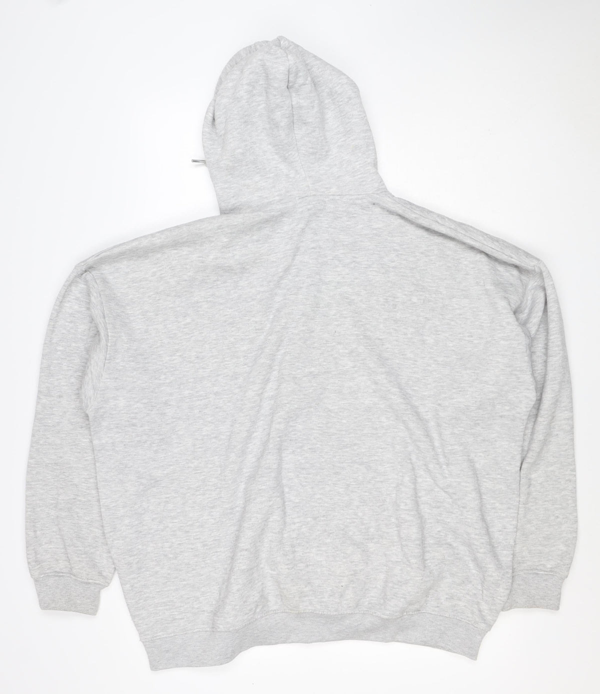 PrettyLittleThing Women Grey M Full Zip Logo Hooded Hoodie