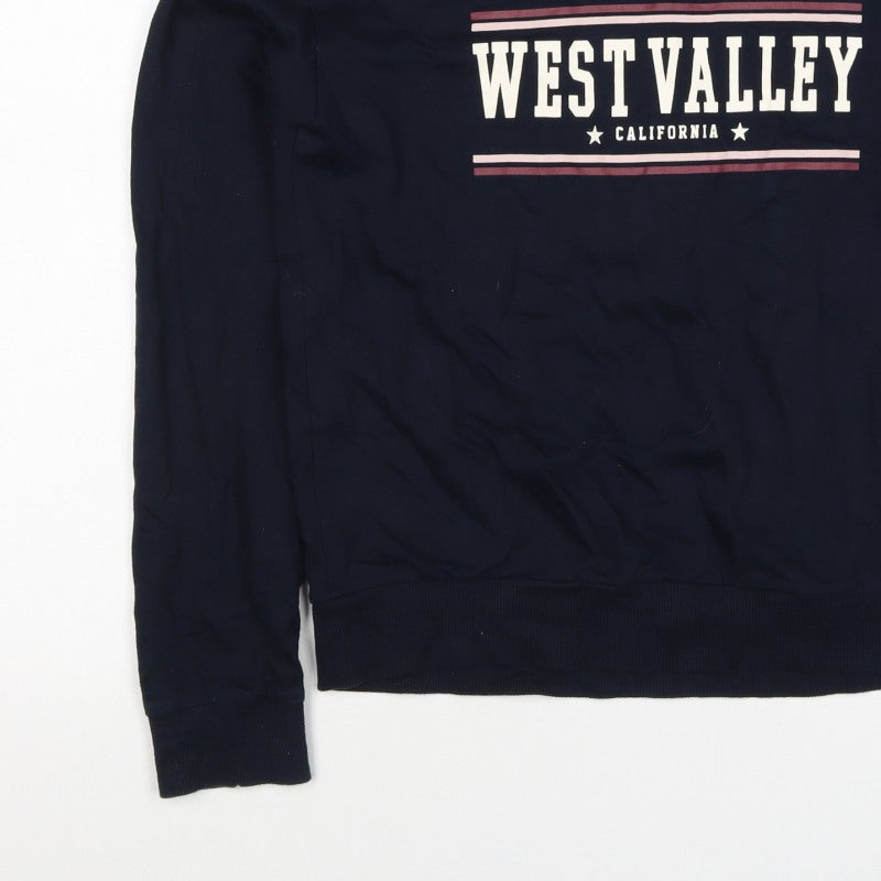 H&M Divided Women’s Blue XS West Valley California Graphic Sweatshirt