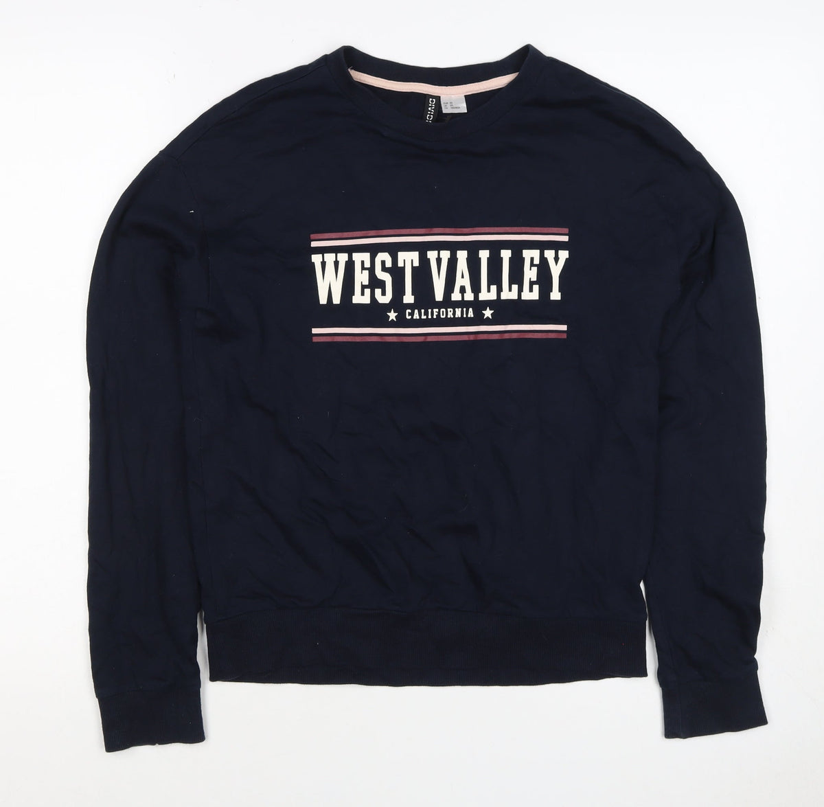 H&M Divided Women’s Blue XS West Valley California Graphic Sweatshirt