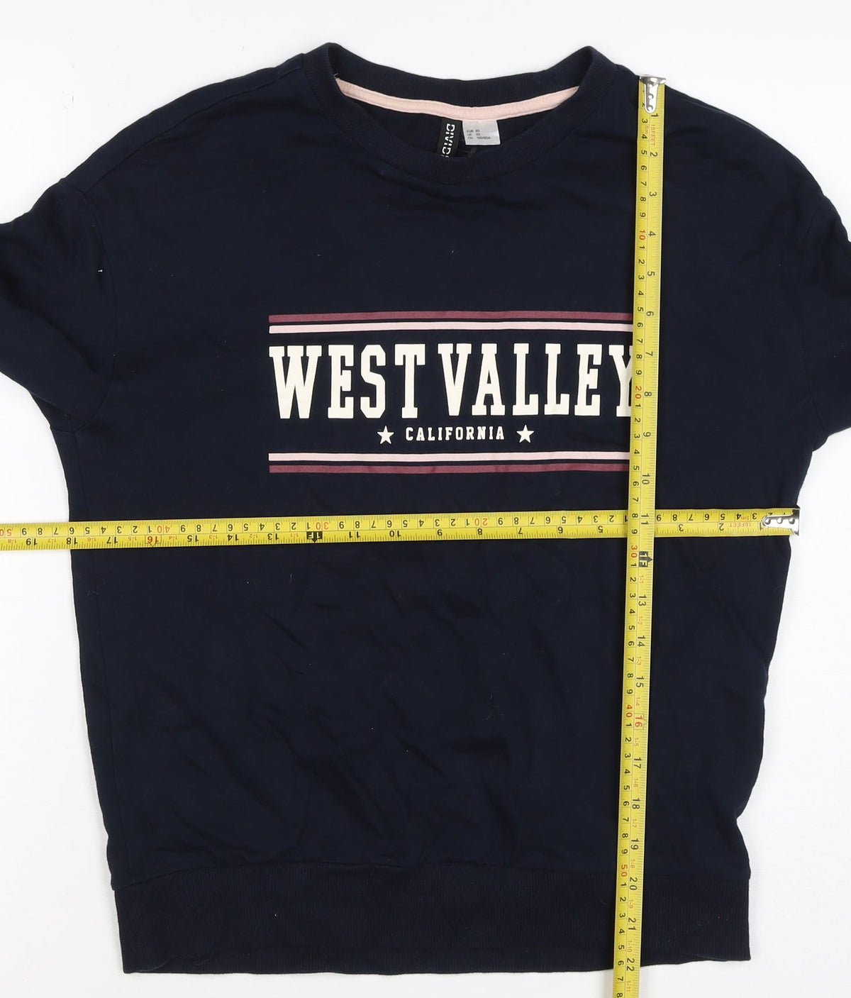 H&M Divided Women’s Blue XS West Valley California Graphic Sweatshirt