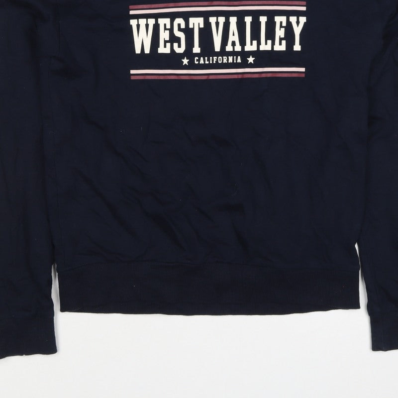 H&M Divided Women’s Blue XS West Valley California Graphic Sweatshirt