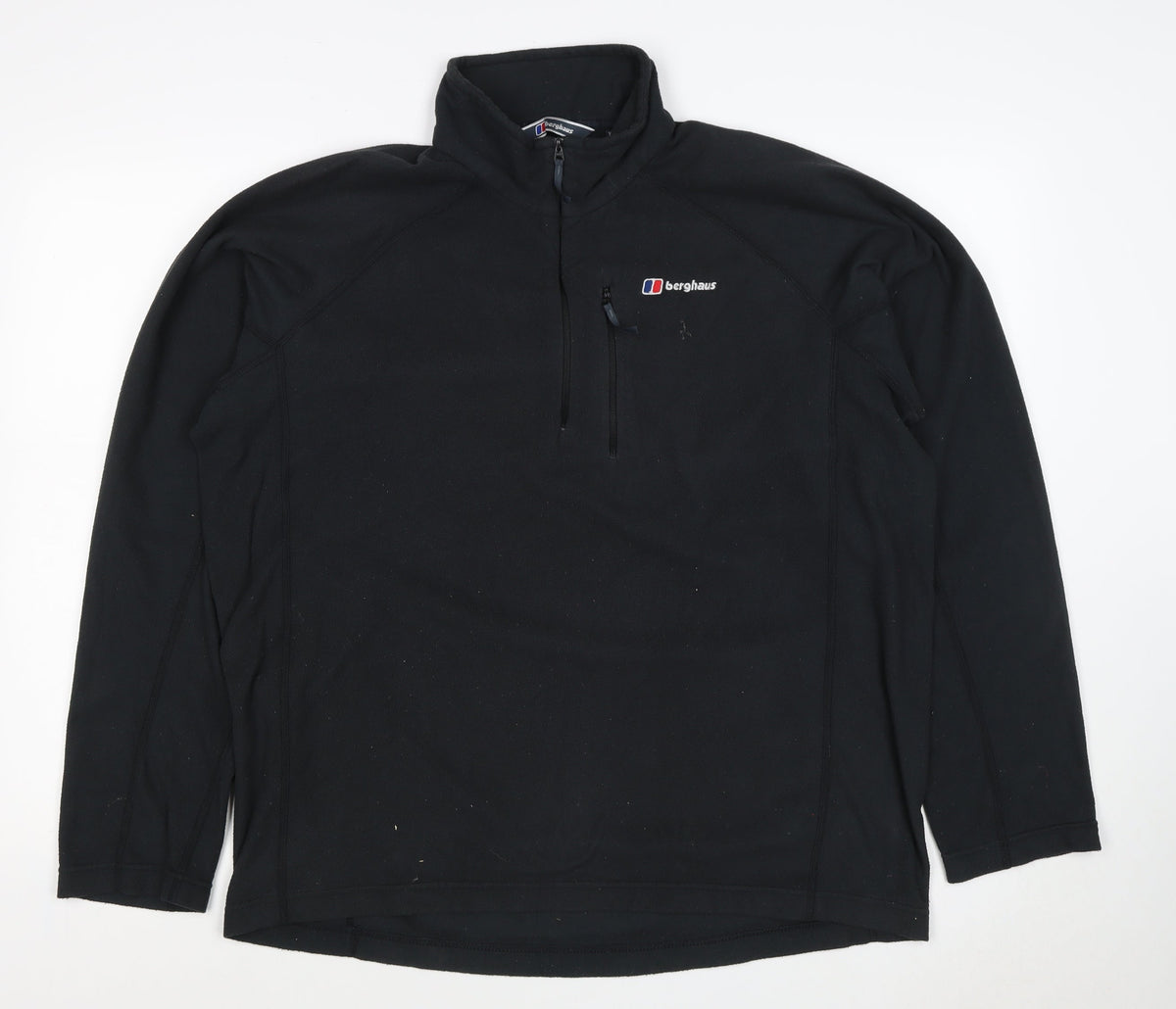 Berghaus Men’s Black XL Fleece Soft Shell 1/4 Zip Outdoor Jacket