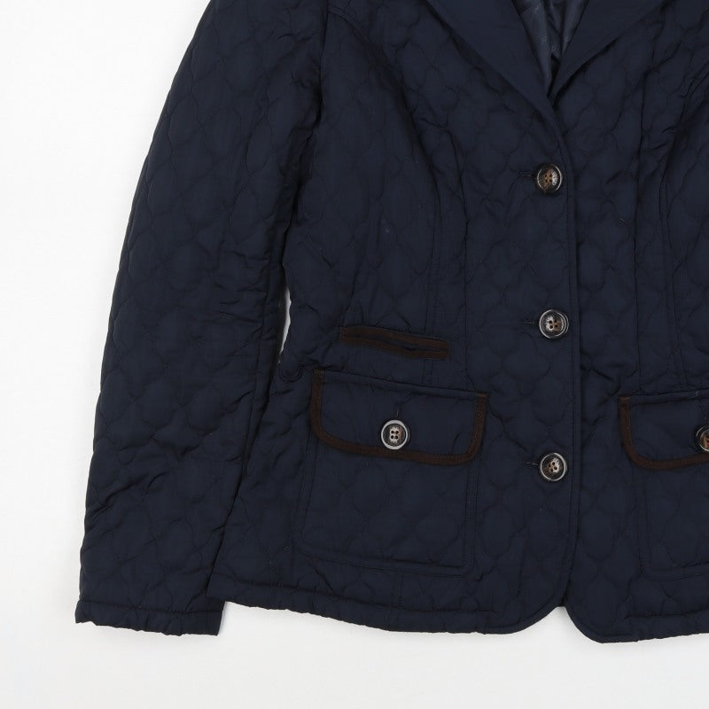 Rocha John Rocha Women’s Blue Size 10 Quilted Padded Jacket