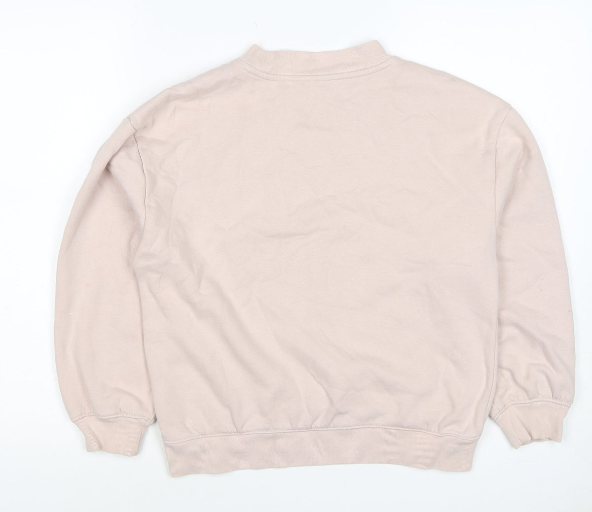 Gap Kids Girls Beige XL 12-13 Years Pullover Logo Sweatshirt