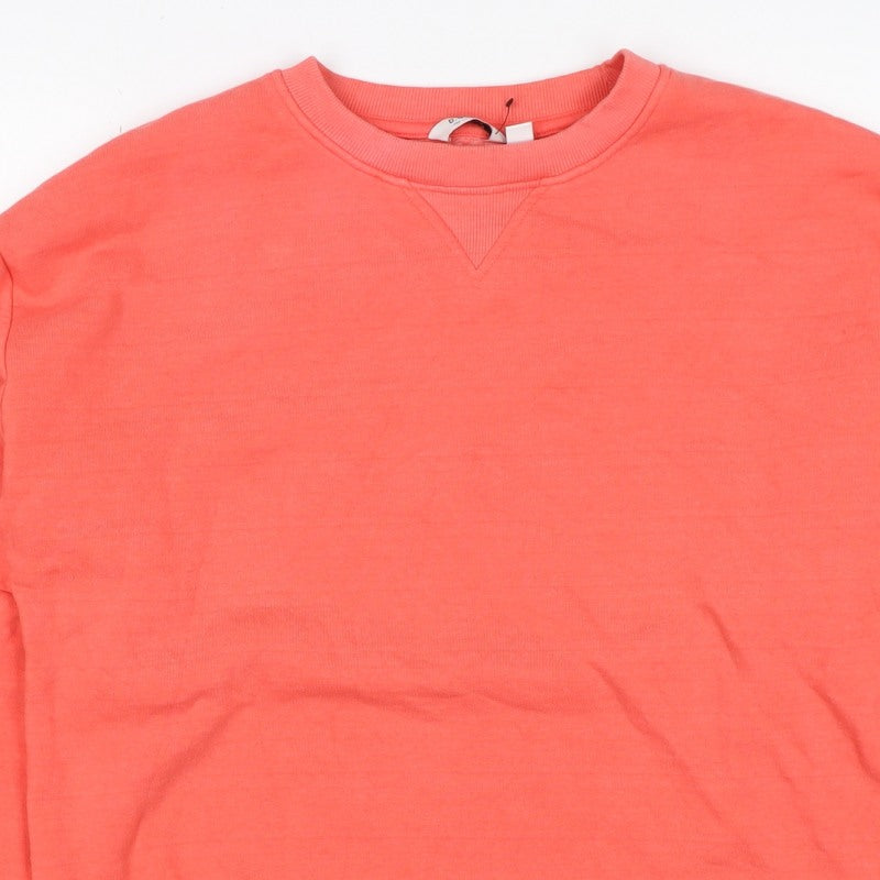 b.young Women’s Pink S Pullover Sweatshirt Balloon Sleeve