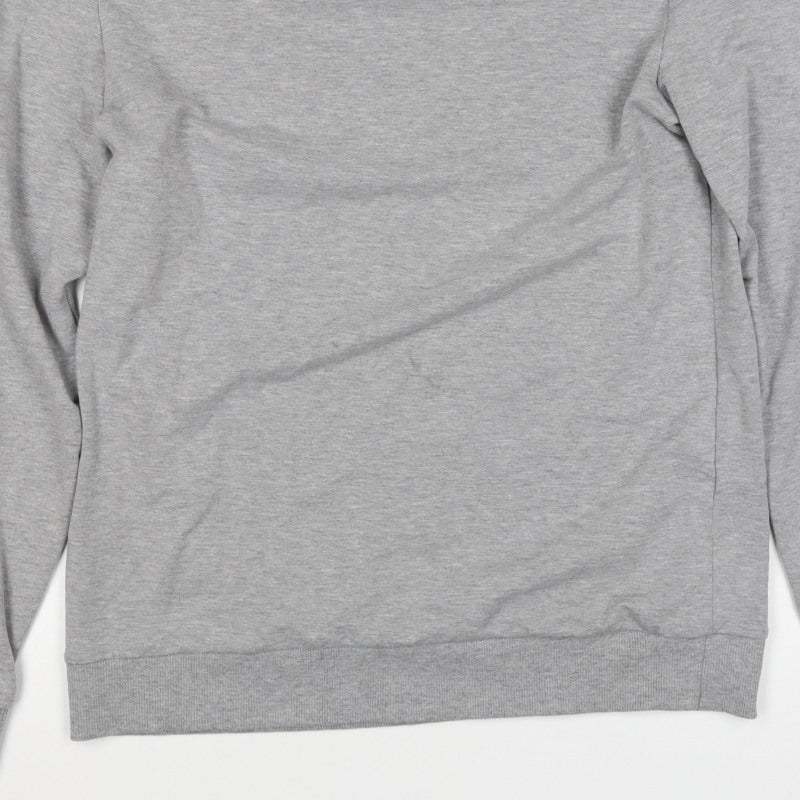 ASOS Men Grey XL Crew Neck Pullover Cotton Blend Sweatshirt
