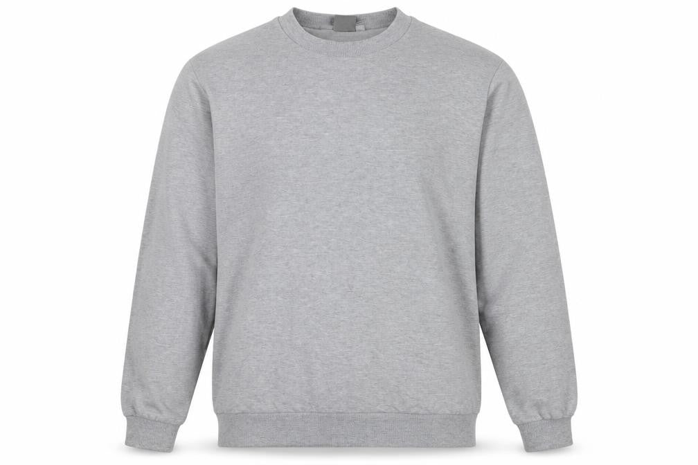 ASOS Men Grey XL Crew Neck Pullover Cotton Blend Sweatshirt